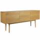Buffet On Wood Zuiver Meuble de Rangement sur Pied Bahut en Bois Naturel Bahut Enfilade 40x71,5x160cm