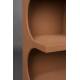 Etagère Basse Dundee M Dutchbone Bibliothèque en Bois Couleur Terracotta Support pour Objets Décoratifs 37x85x120cm