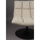 Fauteuil Design Lounge Bar Dutchbone Tendance Siège de Salon Tissu Bouclé Beige 66x78x81cm