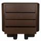 Cabinet Herman Dutchbone Meuble 4 Tiroirs Commode de Rangement Placage Frêne Semainier 40x98x100cm
