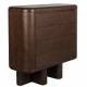 Cabinet Herman Dutchbone Meuble 4 Tiroirs Commode de Rangement Placage Frêne Semainier 40x98x100cm