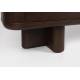 Cabinet Herman Dutchbone Meuble 4 Tiroirs Commode de Rangement Placage Frêne Semainier 40x98x100cm