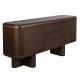Buffet Herman Dutchbone Meuble de Rangement Placage Frêne Vaisselier Bahut 40x72x160cm
