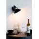 Applique Jona Woody Luminaire Mural en Acier Bi-colore Noir et Doré Eclairage Orientable 15x19,5x19,5cm