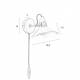 Applique Jona Woody Luminaire Mural en Acier Bi-colore Noir et Doré Eclairage Orientable 15x19,5x19,5cm