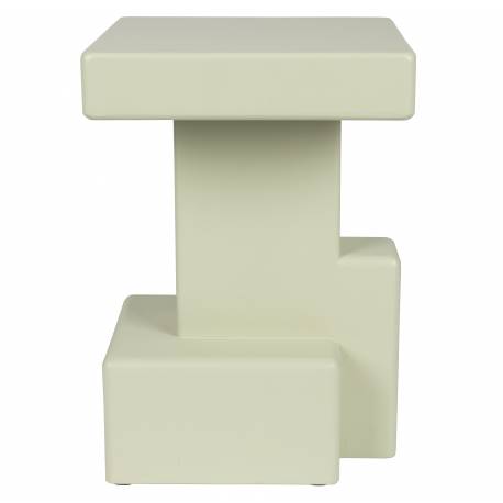 Guéridon Blast Woody Sellette d'Appoint en MDF Vert Bout de Canapé Design 35x35x50cm
