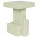 Guéridon Blast Woody Sellette d'Appoint en MDF Vert Bout de Canapé Design 35x35x50cm