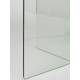 Table Basse Linea Zuiver Table de Salon Ovale en Verre Fumé Transparent Mobilier Graphique et Design 40x60x80cm