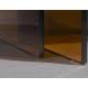 Lot de Tables de Sellettes Vetro Dutchbone Table Gigognes en Verre Epais Marron Duo de Guéridons Rectangulaires