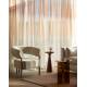 Guéridon Linea Zuiver Sellette d'Appoint Ovale en Verre Fumé Marron Mobilier d'Appoint Graphique 30x40x50cm