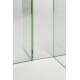 Guéridon Linea Zuiver Sellette d'Appoint Ovale en Verre Fumé Transparent Mobilier d'Appoint Graphique 30x40x50cm
