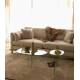 Guéridon Linea Zuiver Sellette d'Appoint Ovale en Verre Fumé Transparent Mobilier d'Appoint Graphique 30x40x50cm