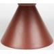 Table Basse Floss Rouge Zuiver Table d'Appoint Console Ronde en Fonte d'Aluminium 33x60x60cm