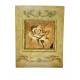 Tableau Mural ou à Poser au Motif Rose Encadrée Toile Imprimée sur Cadre en Bois 2x35x45cm