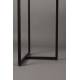 Bureau Class Dutchbone Console de Rangement Meuble Design Industriel Vintage en Acier et Bois Plaqué Acacia Noir 45x78x120cm