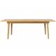 Table à Manger Ellen Zuiver Table de Repas Extensible avec Rallonge Bois Couleur Naturelle 75x90x180-220cm