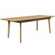 Table à Manger Ellen Zuiver Table de Repas Extensible avec Rallonge Bois Couleur Naturelle 75x90x180-220cm