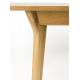 Table à Manger Ellen Zuiver Table de Repas Extensible avec Rallonge Bois Couleur Naturelle 75x90x180-220cm