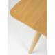 Table à Manger Ellen Zuiver Table de Repas Extensible avec Rallonge Bois Couleur Naturelle 75x90x180-220cm
