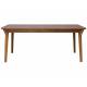 Table à Manger Ellen Zuiver Table de Repas Extensible avec Rallonge Bois Couleur Noyer 75x90x180-220cm