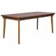 Table à Manger Ellen Zuiver Table de Repas Extensible avec Rallonge Bois Couleur Noyer 75x90x180-220cm