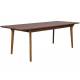 Table à Manger Ellen Zuiver Table de Repas Extensible avec Rallonge Bois Couleur Noyer 75x90x180-220cm