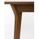 Table à Manger Ellen Zuiver Table de Repas Extensible avec Rallonge Bois Couleur Noyer 75x90x180-220cm