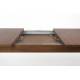 Table à Manger Ellen Zuiver Table de Repas Extensible avec Rallonge Bois Couleur Noyer 75x90x180-220cm