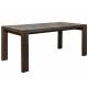 Table Bruneau Dutchbone Table de Repas Rectangulaire en Bois Foncé Mobilier de Salle à Manger 75x90x180cm