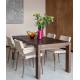 Table Bruneau Dutchbone Table de Repas Rectangulaire en Bois Foncé Mobilier de Salle à Manger 75x90x180cm