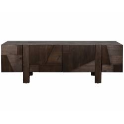 Buffet Bruneau Dutchbone Meuble de Rangement en Bois Enfilade 4 Portes 45x60x188cm