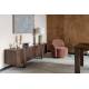 Buffet Bruneau Dutchbone Meuble de Rangement en Bois Enfilade 4 Portes 45x60x188cm