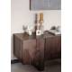 Buffet Bruneau Dutchbone Meuble de Rangement en Bois Enfilade 4 Portes 45x60x188cm