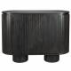 Buffet Kenji Dutchbone Meuble de Rangement en Manguier Marron Vaisselier 2 Portes Style Ethnique 40x80x110cm
