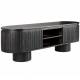 Meuble TV Kenji Dutchbone Enfilade en Manguier Marron 2 Portes 1 Niche Meuble de Rangement Bas 40x45x140cm