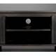 Meuble TV Kenji Dutchbone Enfilade en Manguier Marron 2 Portes 1 Niche Meuble de Rangement Bas 40x45x140cm