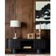 Meuble TV Kenji Dutchbone Enfilade en Manguier Marron 2 Portes 1 Niche Meuble de Rangement Bas 40x45x140cm