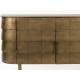 Buffet Hanna Dutchbone Bahut sur Pied en Acier Doré Meuble de Rangement Double Porte 26x70x117cm