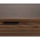 Buffet Stripes Woody Bahut 2 Portes en Bois Meuble de Rangement sur Pied 40x74x110cm