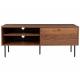 Meuble TV Stripes Woody Enfilade 2 Niches 1 Placard en Bois Meuble Long 40x50x120cm