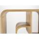 Etagère Seven Zuiver Bibliothèque en Chêne Clair Support de Présentation de Design 35x60x160cm