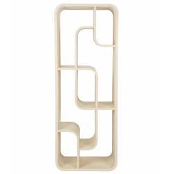 Etagère Seven Zuiver Bibliothèque en Chêne Beige Support de Présentation de Design 35x60x160cm
