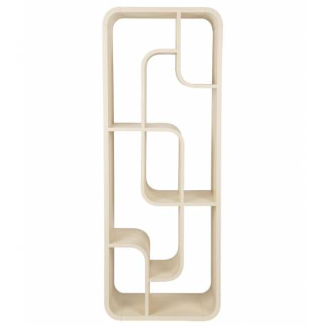 Etagère Seven Zuiver Bibliothèque en Chêne Beige Support de Présentation de Design 35x60x160cm