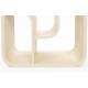 Etagère Seven Zuiver Bibliothèque en Chêne Beige Support de Présentation de Design 35x60x160cm