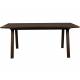 Table à Manger Adamello Noyer Dutchbone Table de Repas Rectangulaire en Bois Plaqué Frene 75x95x180cm