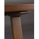 Table à Manger Adamello Noyer Dutchbone Table de Repas Rectangulaire en Bois Plaqué Frene 75x95x180cm