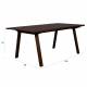 Table à Manger Adamello Noyer Dutchbone Table de Repas Rectangulaire en Bois Plaqué Frene 75x95x180cm