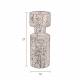 Bougeoir Paros Dutchbone Candélabre en Marbre Beige Support à Bougie Design 10x10x27cm