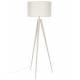 Lampe Tripod Beige Zuiver Luminaire Design sur Trépied en Métal Abat-Jour en Polyester 50x50x157cm