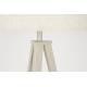 Lampe Tripod Beige Zuiver Luminaire Design sur Trépied en Métal Abat-Jour en Polyester 50x50x157cm